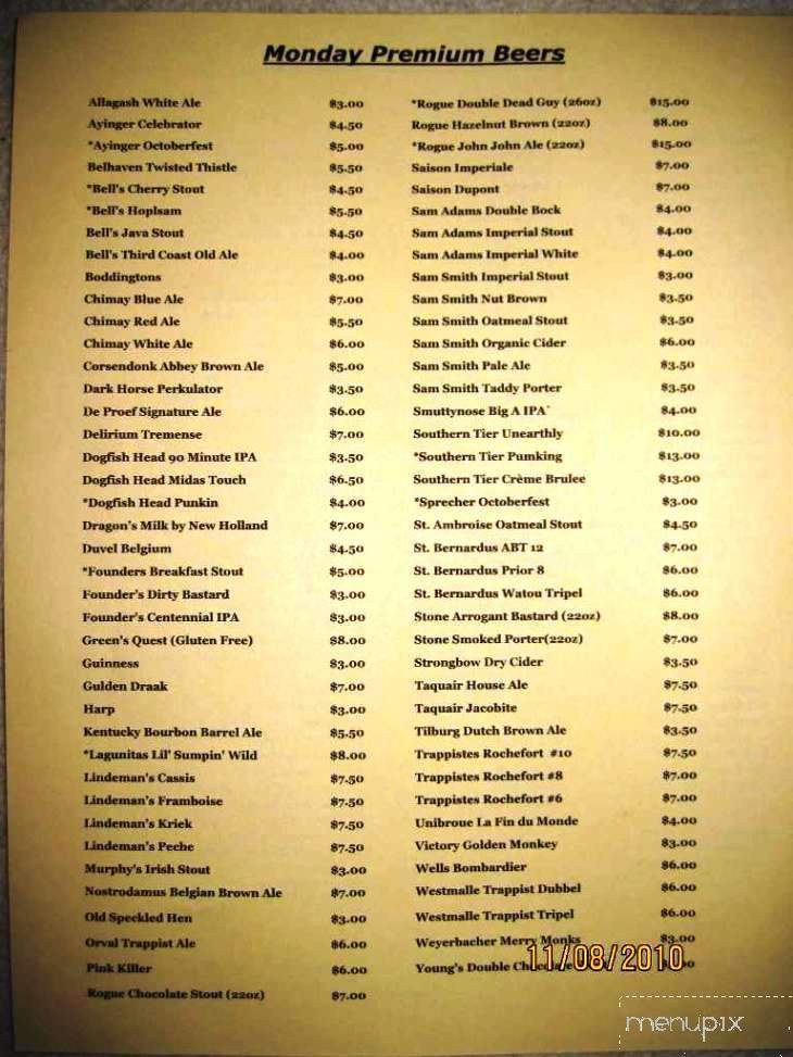 King's Table - Beavercreek, OH menu_pic