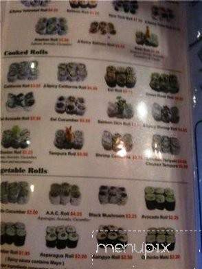 Kabuki - Dearborn, MI menu_pic