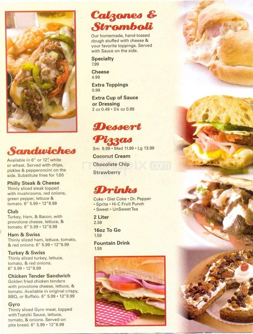 Momma's Boy Pizza - Knoxville, TN menu_pic