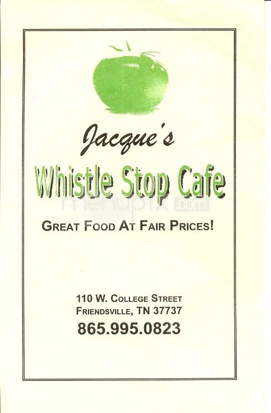 /199089/Jacques-Whistle-Stop-Cafe-Friendsville-TN - Friendsville, TN