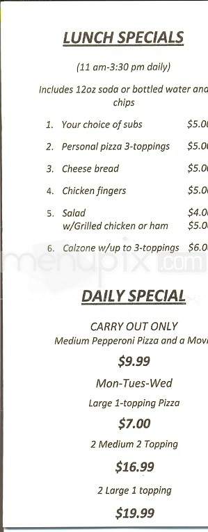 American Pie Pizza & Video - Sevierville, TN menu_pic