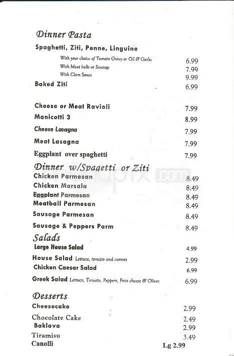 New York Ave Pizza - Oak Ridge, TN menu_pic