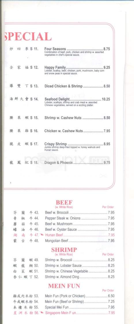 Buffet City - Sevierville, TN menu_pic