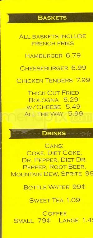 Melrose Station BBQ - Walland, TN menu_pic