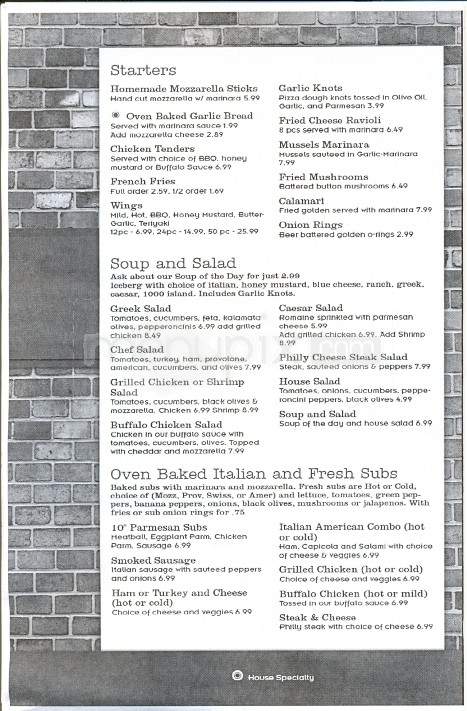 Smoky Mountain Pizza - Sevierville, TN menu_pic