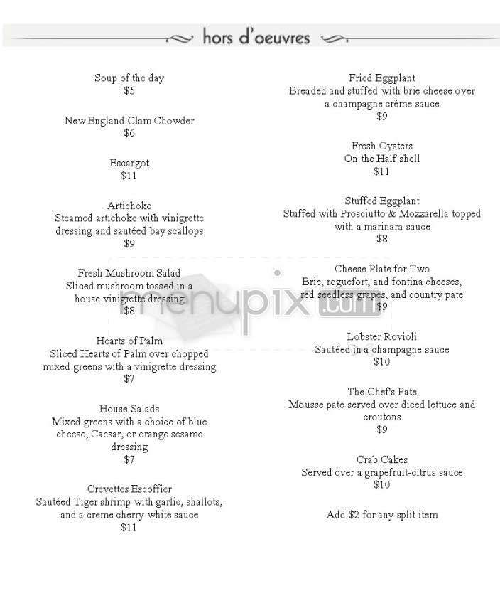 12 Washington - Marina Del Rey, CA menu_pic