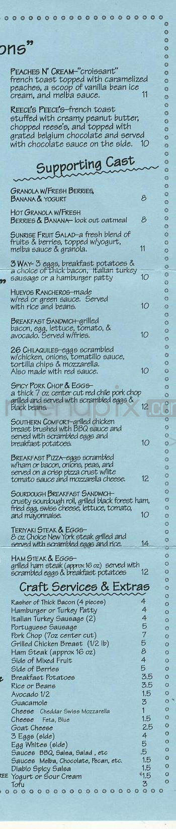 26 Beach Cafe - Marina Del Rey, CA menu_pic