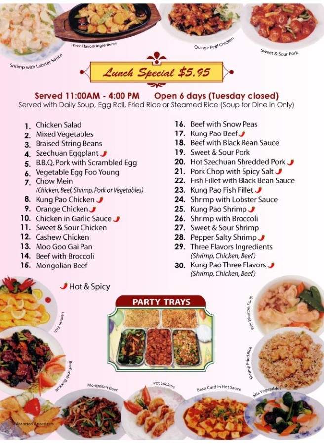 ABC Chinese Restaurant - Glendale, CA menu_pic