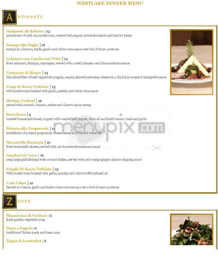 Alessio - West Hills, CA menu_pic