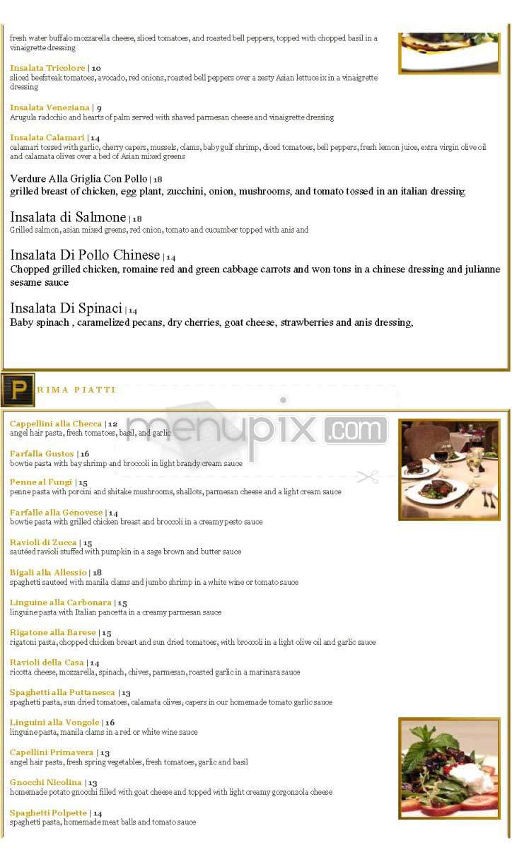 Alessio - West Hills, CA menu_pic