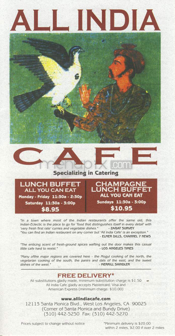 /200702/All-India-Cafe-Los-Angeles-CA - Los Angeles, CA