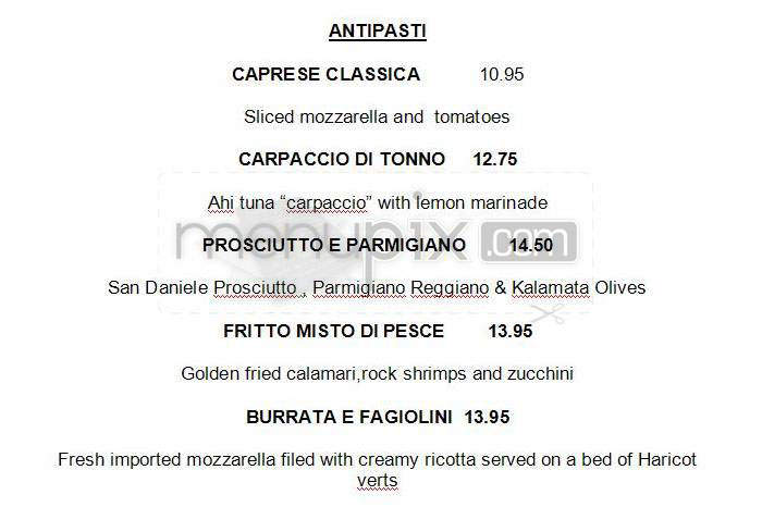 Amici Trattoria - Santa Monica, CA menu_pic