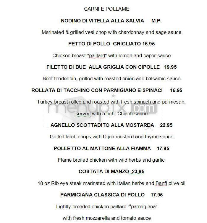 Amici Trattoria - Santa Monica, CA menu_pic