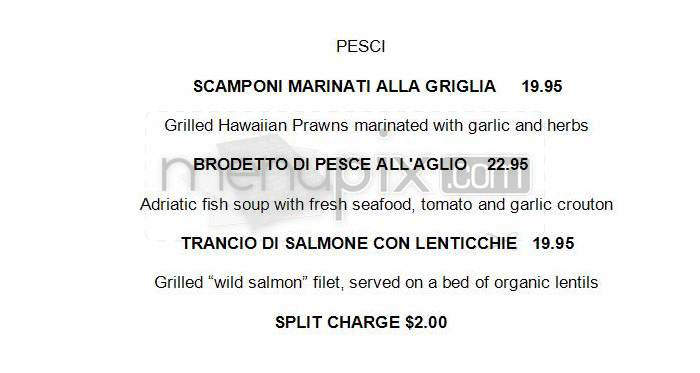 Amici Trattoria - Santa Monica, CA menu_pic