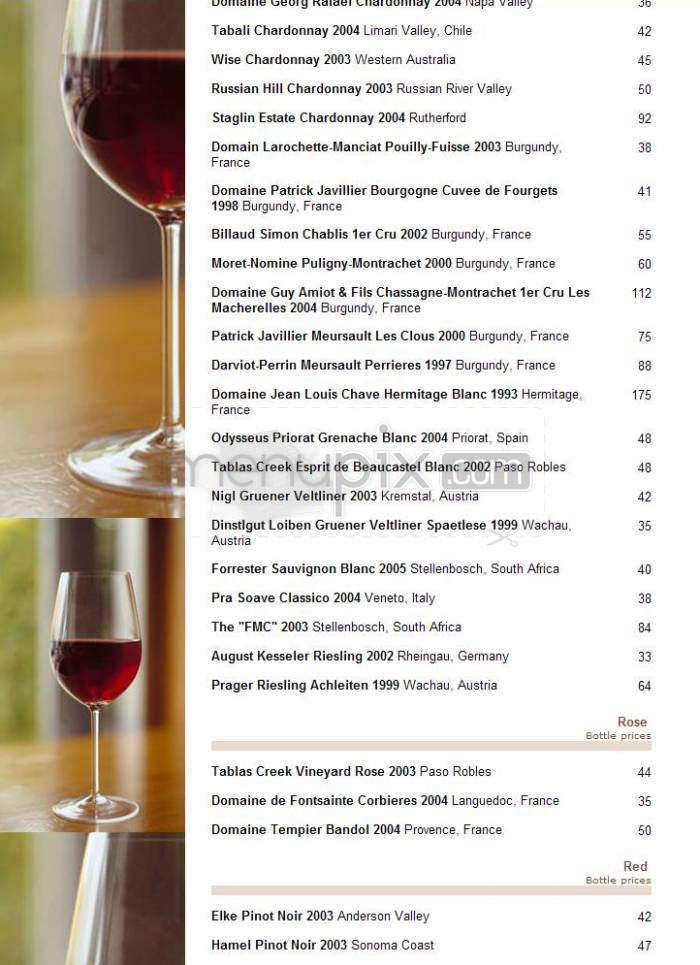 AMMO - Los Angeles, CA menu_pic