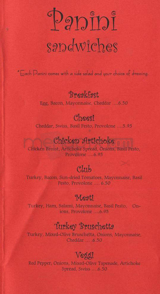Amsterdam Cafe - North Hollywood, CA menu_pic