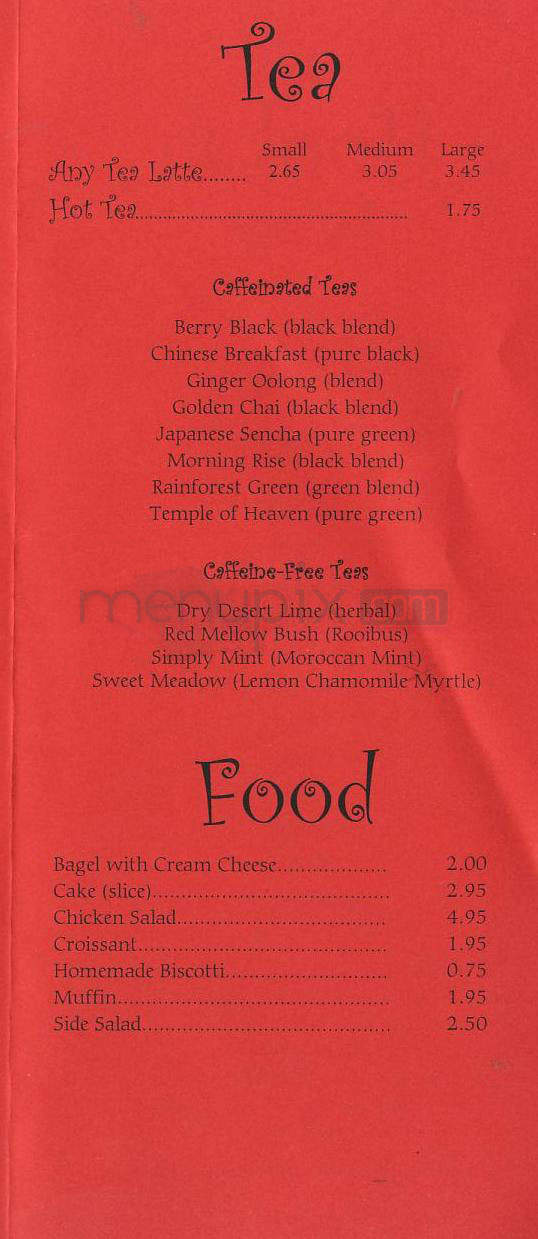 Amsterdam Cafe - North Hollywood, CA menu_pic