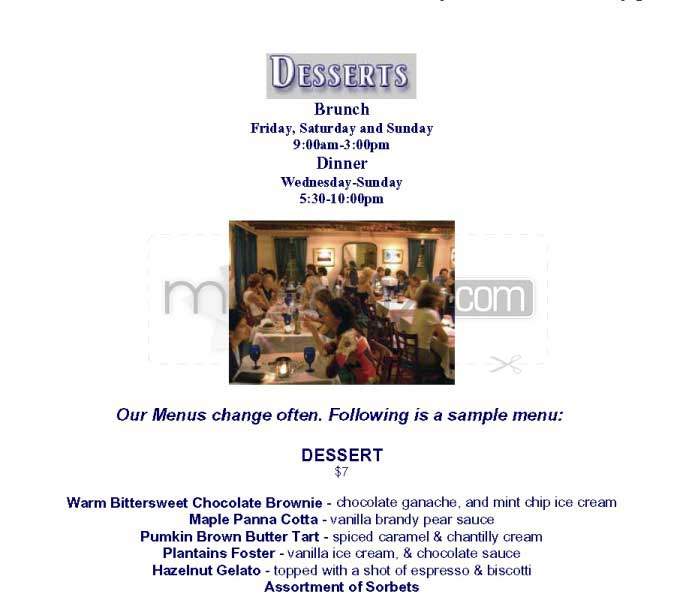 Amuse Cafe - Venice, CA menu_pic