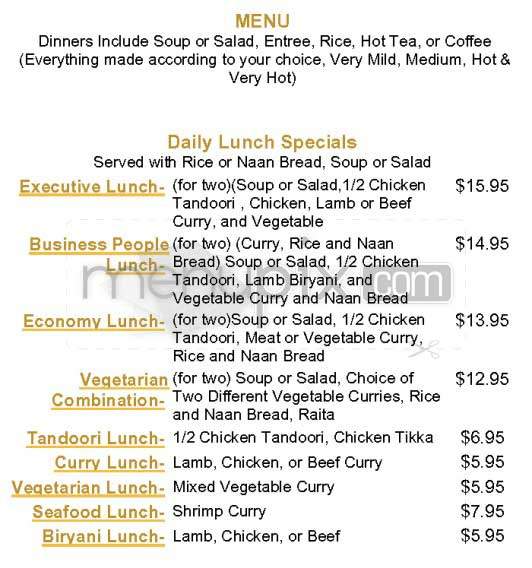Anarbagh - Woodland Hills, CA menu_pic