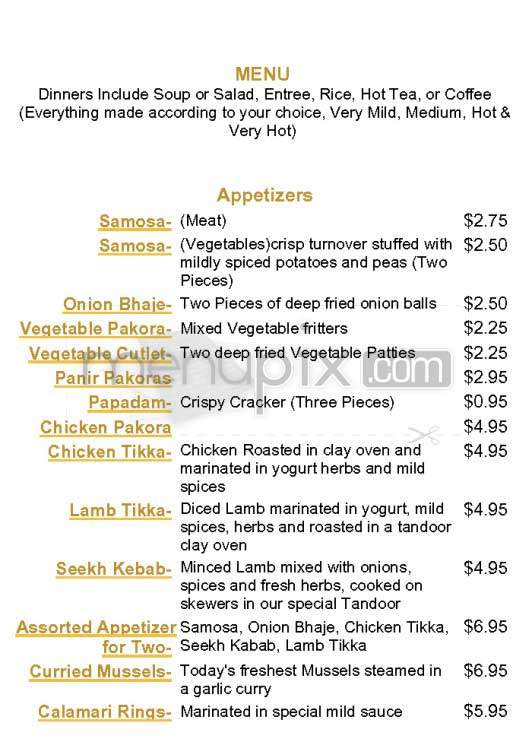 Anarbagh - Woodland Hills, CA menu_pic