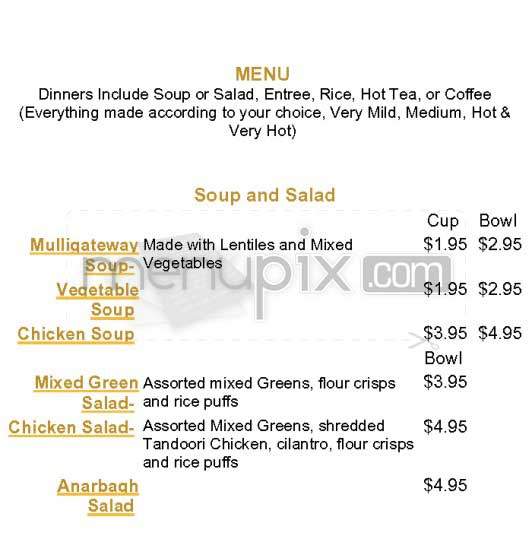 Anarbagh - Woodland Hills, CA menu_pic