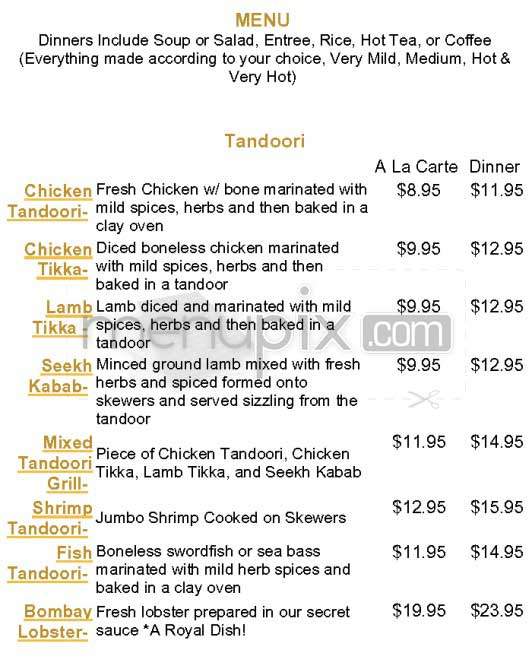 Anarbagh - Woodland Hills, CA menu_pic