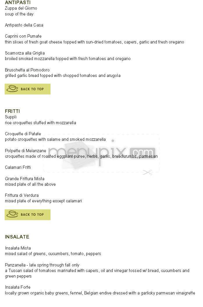 Angeli Caffe - West Hollywood, CA menu_pic