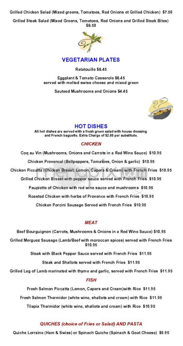 Angelique Cafe - Los Angeles, CA menu_pic
