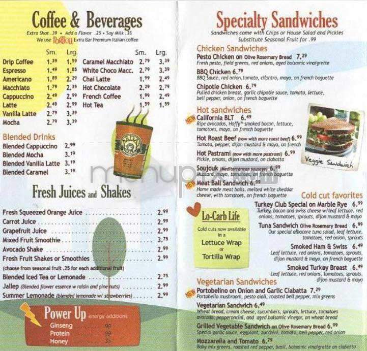 Arda's Cafe - Los Angeles, CA menu_pic