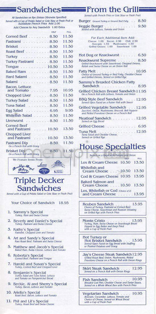 Art's Delicatessen & Restaurant - Studio City, CA menu_pic