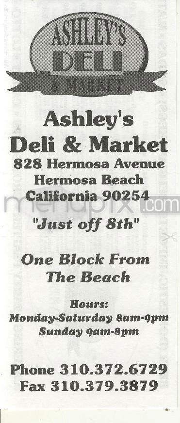 /204334/Ashleys-Deli-and-Market-Hermosa-Beach-CA - Hermosa Beach, CA