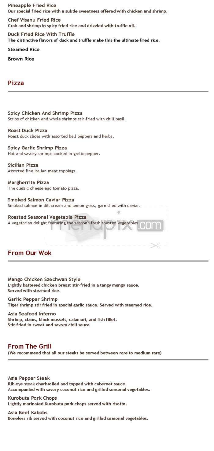 Asia - Los Angeles, CA menu_pic