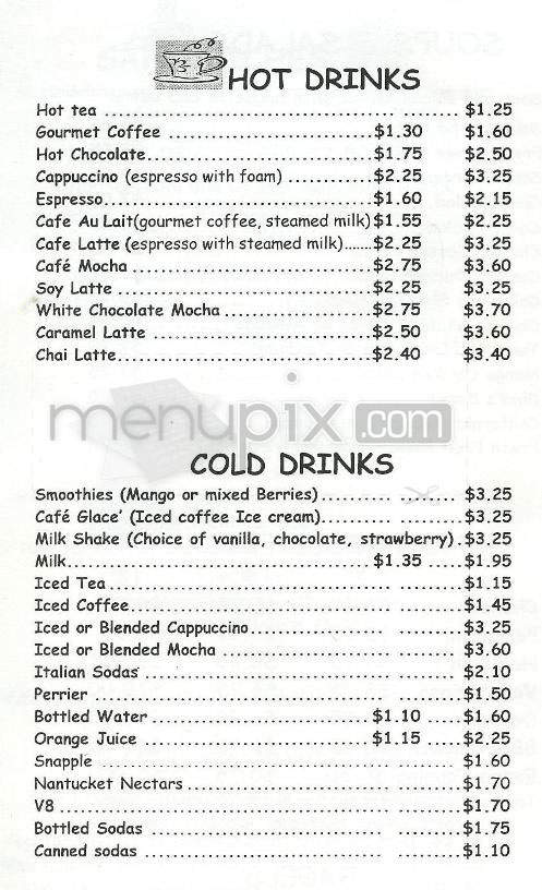 Aux Delices French Bakery - Pasadena, CA menu_pic