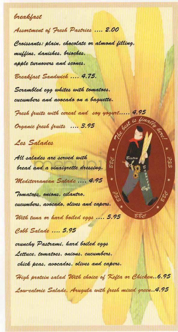 BBC Cafe - Beverly Hills, CA menu_pic