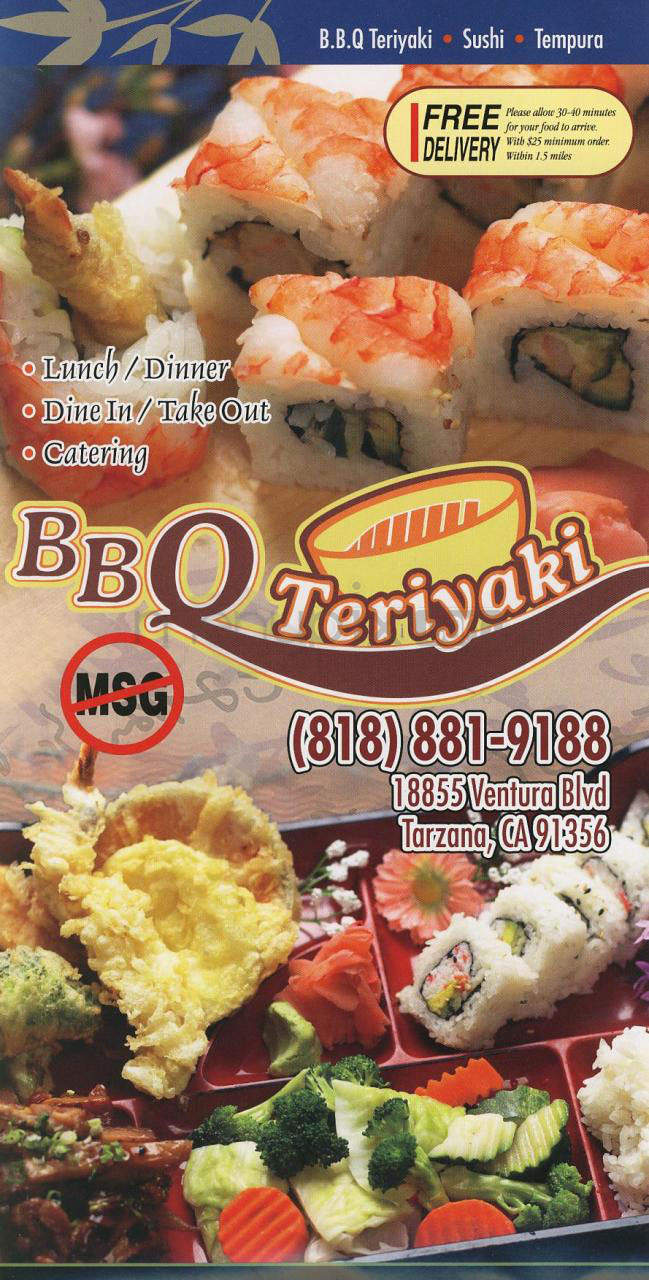 BBQ Teriyaki - Tarzana, CA menu_pic