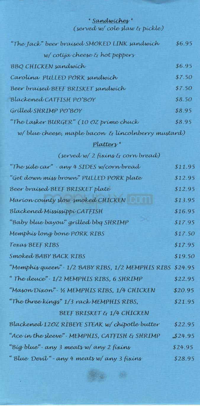 Baby Blues BBQ - Venice, CA menu_pic