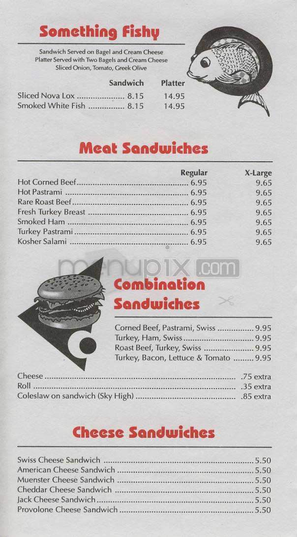 Bagel Nosh Deli - Santa Monica, CA menu_pic