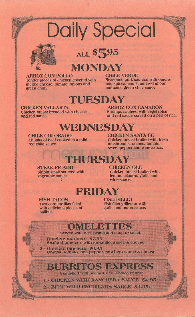 Bahia Caporales - Burbank, CA menu_pic