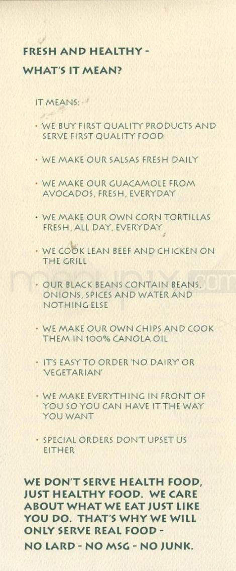 Baja Bud's - Los Angeles, CA menu_pic