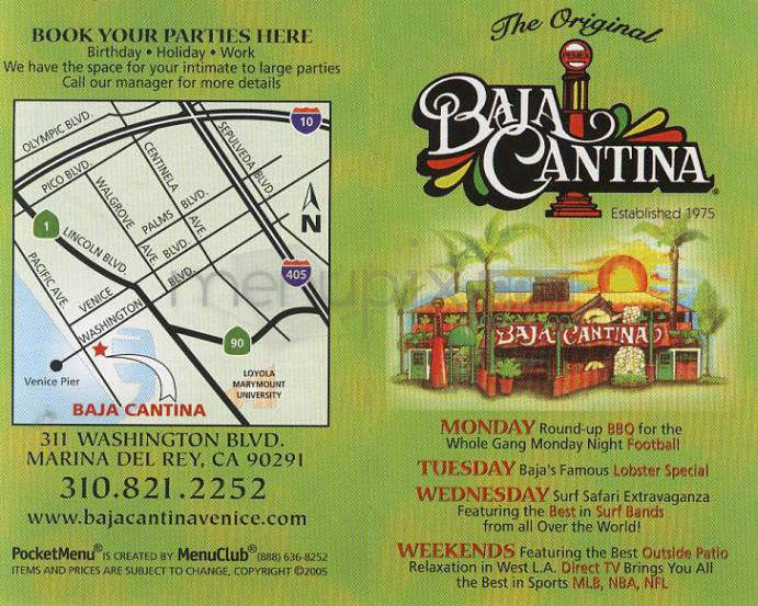 Baja Cantina - Lakewood, CO menu_pic