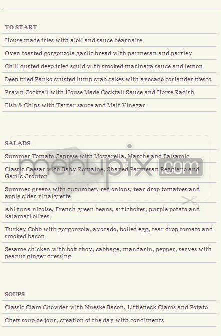 Baleen Los Angeles - Redondo Beach, CA menu_pic