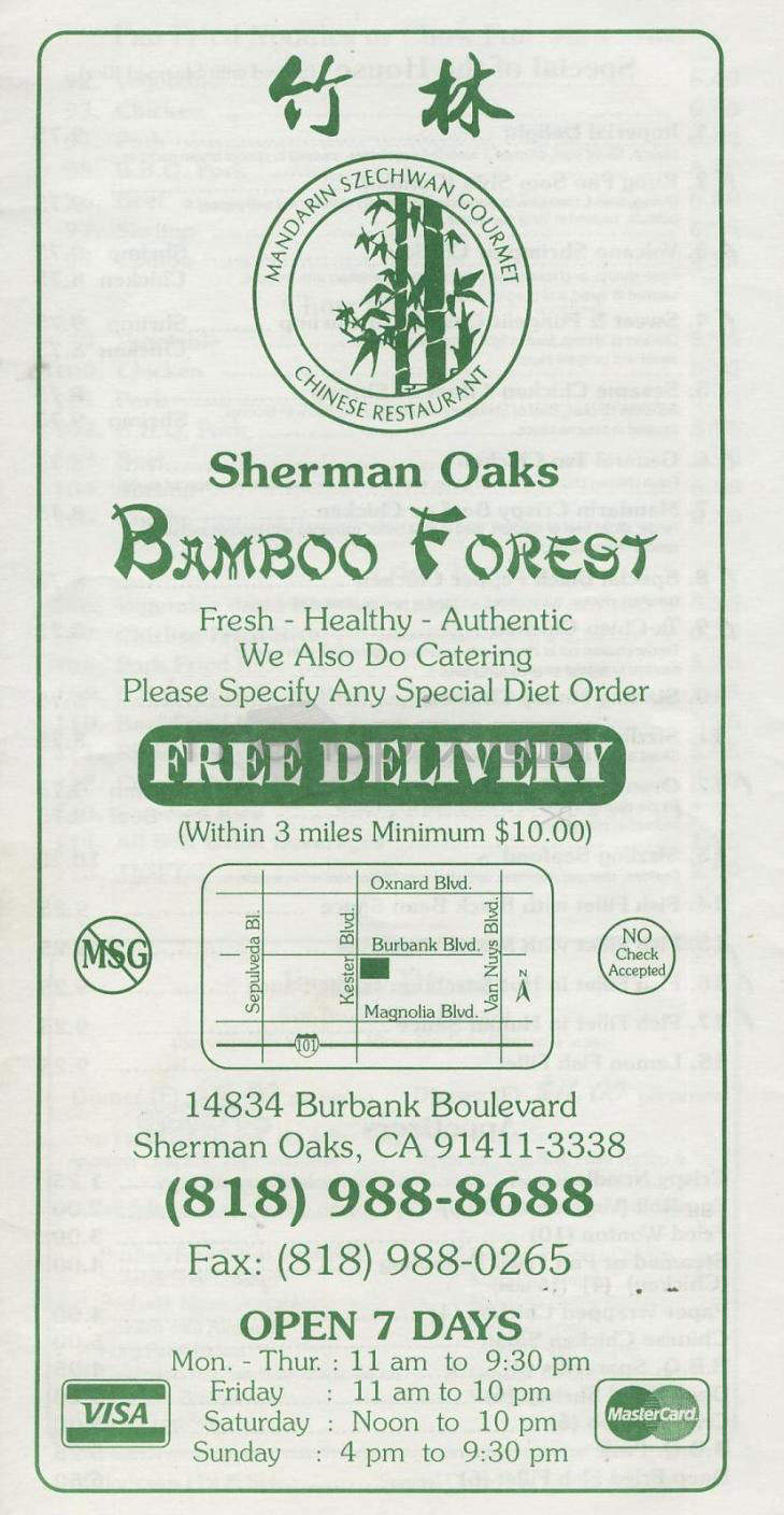 /200042/Bamboo-Forest-Chinese-Rstrnt-Sherman-Oaks-CA - Sherman Oaks, CA