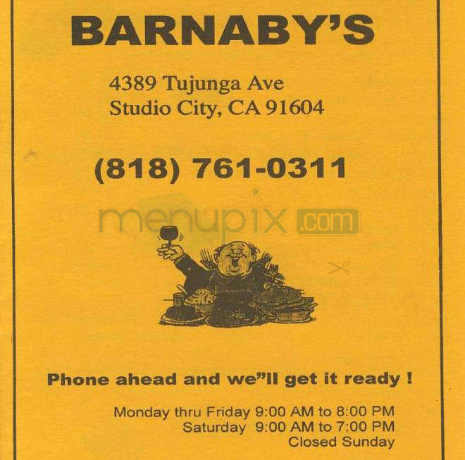 /200668/Barnabys-Studio-City-CA - Studio City, CA