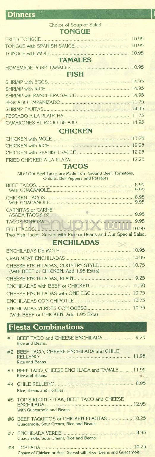 Barragan's - Glendale, CA menu_pic