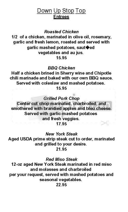 Beaches - Manhattan Beach, CA menu_pic