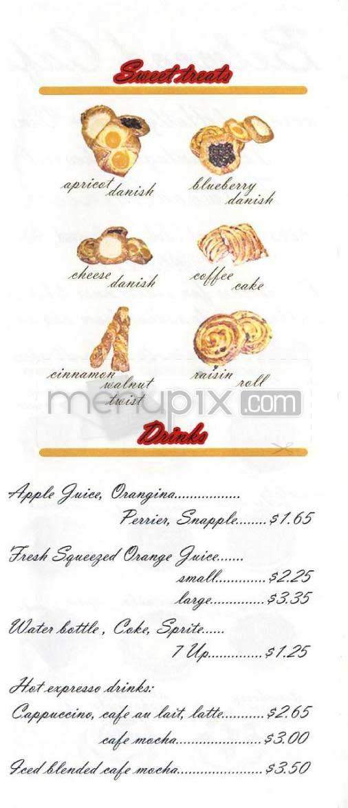 Belwood Cafe - Los Angeles, CA menu_pic