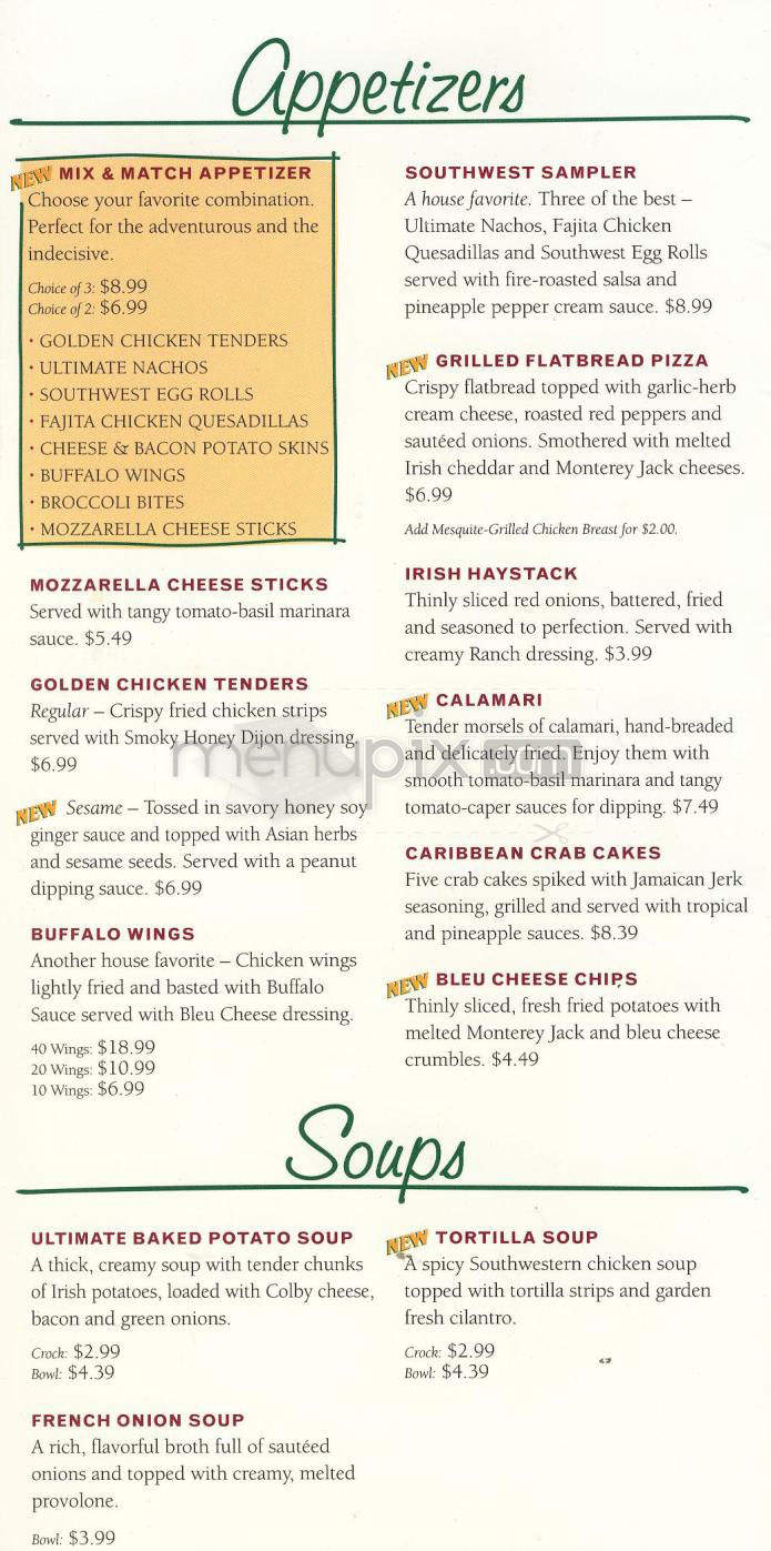 /801360/Bennigans-Grill-and-Tavern-Menu-Houston-TX - Houston, TX