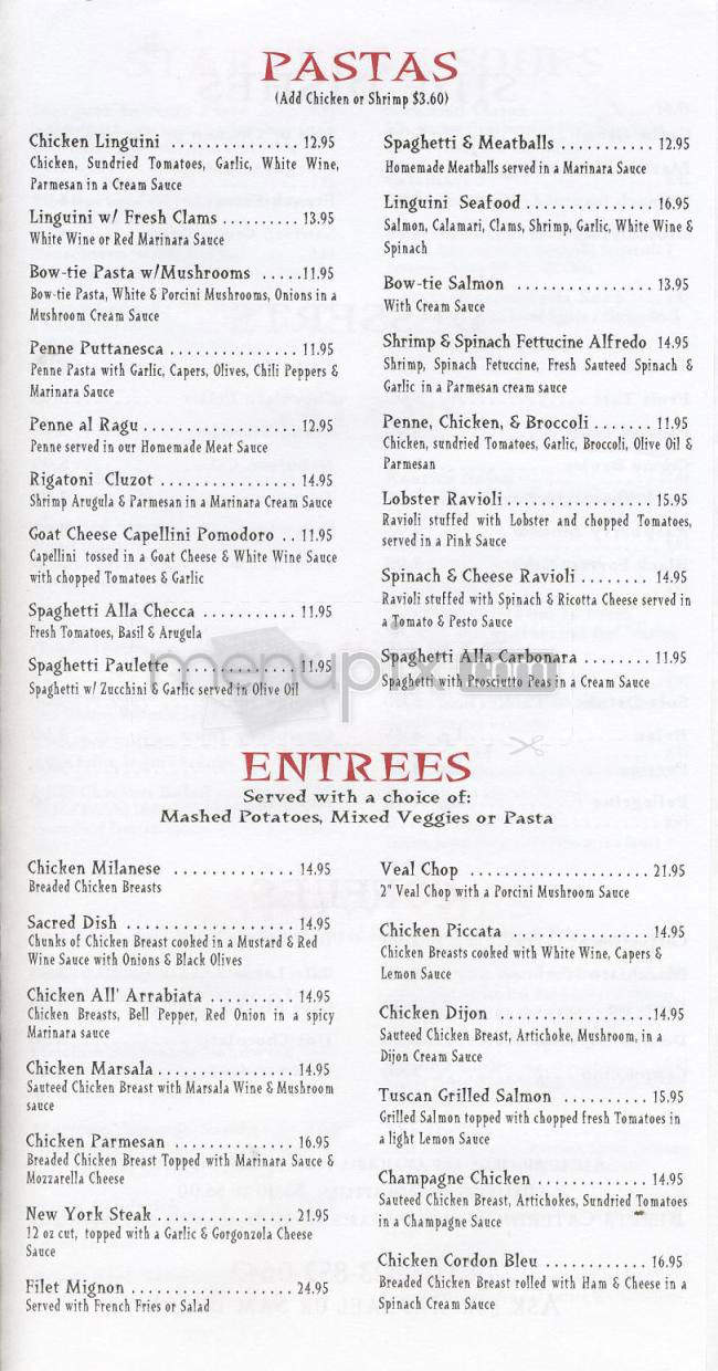 Berri's Cafe - Los Angeles, CA menu_pic