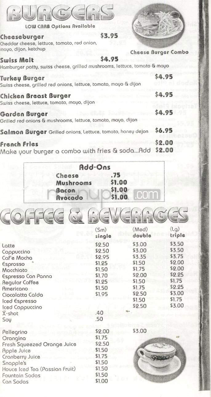 Beverliz Cafe - Beverly Hills, CA menu_pic