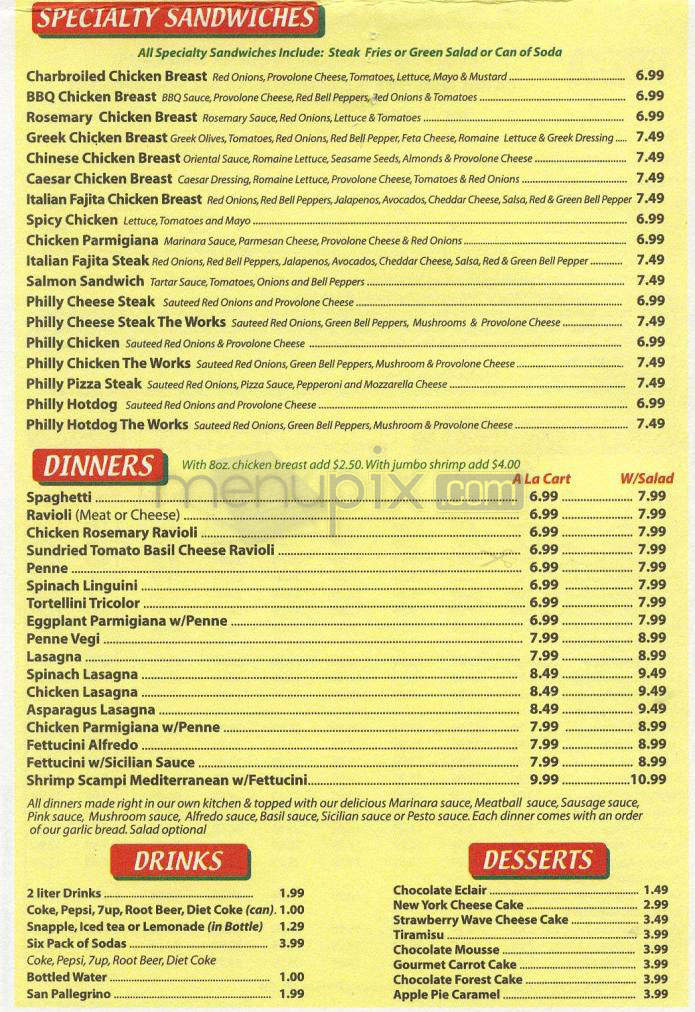 Big Mama's & Papa's Pizzeria - Van Nuys, CA menu_pic